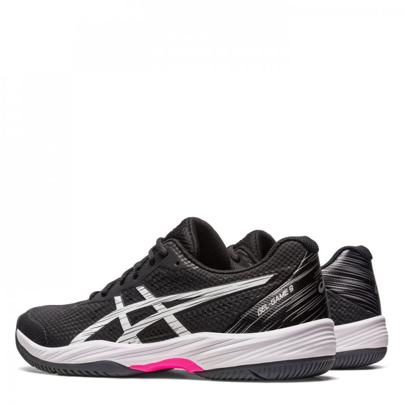 Asics Gel-Game 9 Men's Tennis Shoes Black/Hot Pink