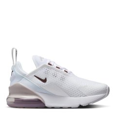 Nike Air Max 270 Little Kids' Shoe White/Burgandy