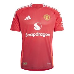 adidas Manchester United Authentic Home Shirt 2024 2025 Adults Red