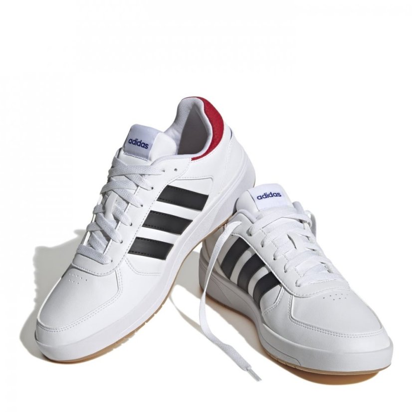 adidas Courtbeat Court Lifestyle Trainers Mens Wh/CBlk/Scrlt