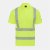 Dunlop Men's Hi-Vis Reflective Short Sleeve Polo Yellow