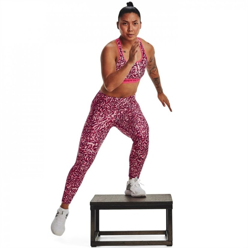 Under Armour Armour AOP Ankle Leggings Womens Pink