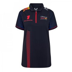 Castore Red Bull Polo Top Womens Night Sky