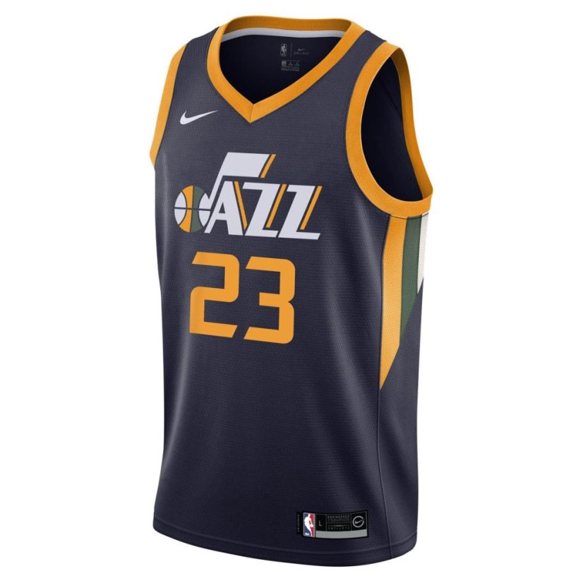 Nike Utah Jazz Lauri Markkanen #23 Jersey Black