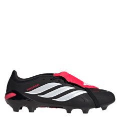 adidas Predator Fold-Over Tongue League Firm Ground pánské kopačky Black/Red