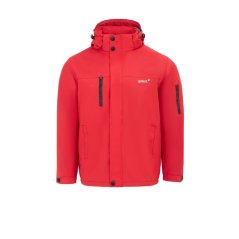 Gelert Men's Fleece Lined Windproof Detachable Hood Parka Red