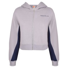 SoulCal Crop Zip Hd Ld53 Skyrocket