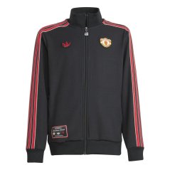 adidas Manchester United FC Terrace Icons Track Top Juniors Black