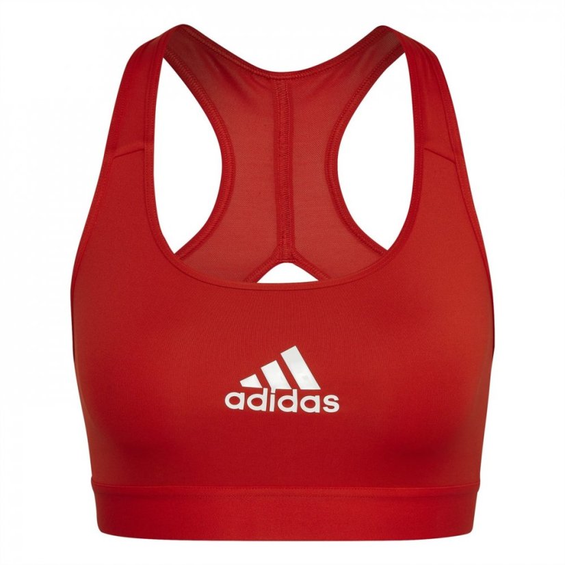 adidas Powerreact Training Medium-Support Bra Womens Medium Impact Sports Vivred