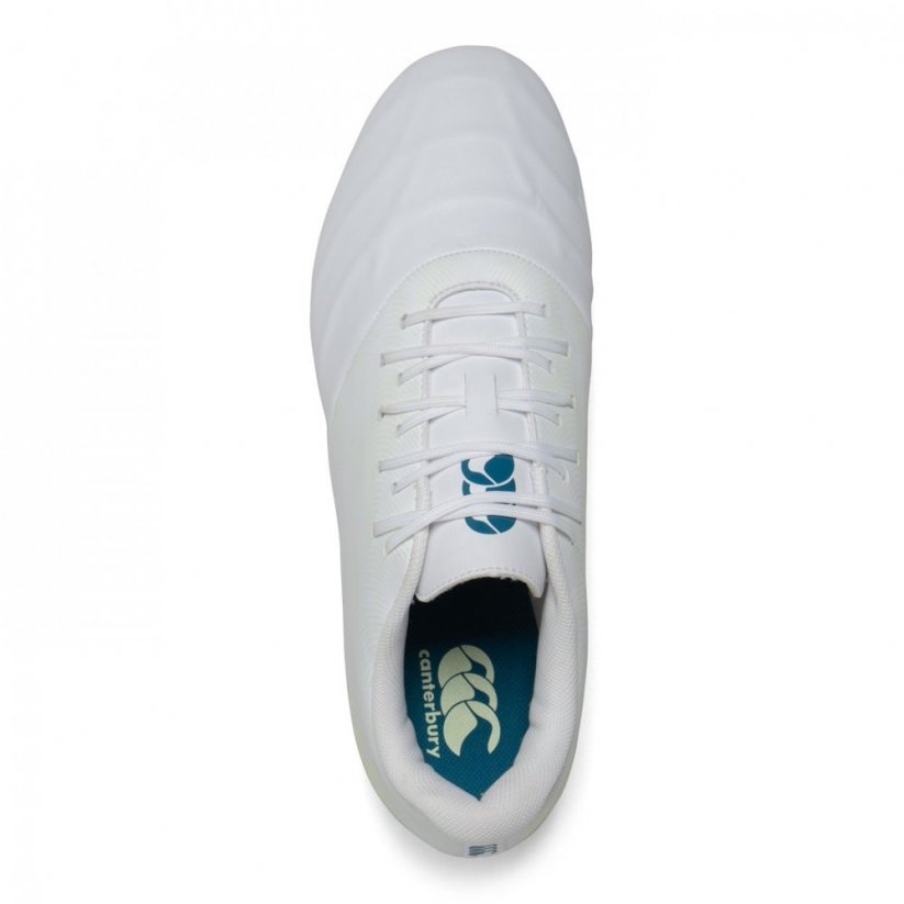 Canterbury Phoenix Team SG Rugby Boots Adults White/Luminous