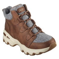 Skechers Women's Biglug Non Waterproof Walking Shoes Chesnut