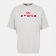 Everlast Men's Hdguard Cotton Short Sleeve Crew Neck T-Shirt Grey