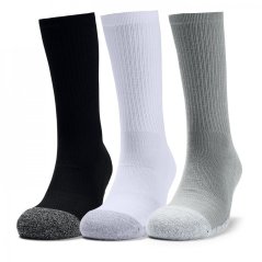 Under Armour UA Performance Tech 3-Pack Crew Socks Unisex Blk/Gry/Wht
