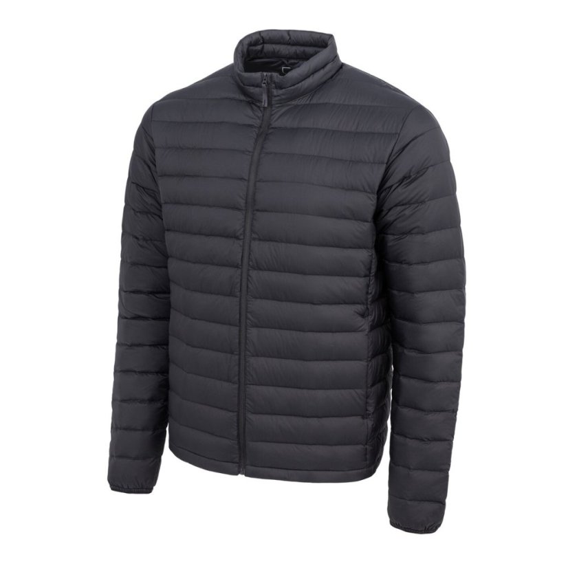 Firetrap Men Packable Light Weight Down Jacket Black