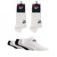 Reebok 6 Pair Low Cut Socks White/Grey/Black