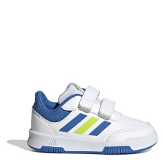 adidas Tensaur 3 Infant Trainers Wht/Ryl/Slm