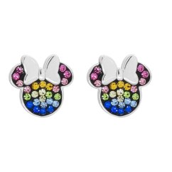 Disney Sterling Silver Fashion Earrings Mltclr