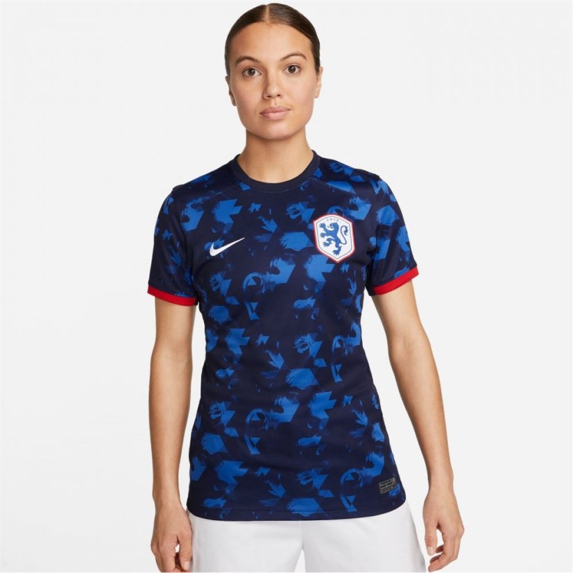 Nike Netherlands Away Shirt 2023 Womens Blue