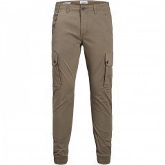 Jack and Jones Tapered Cargo Trousers Walnut