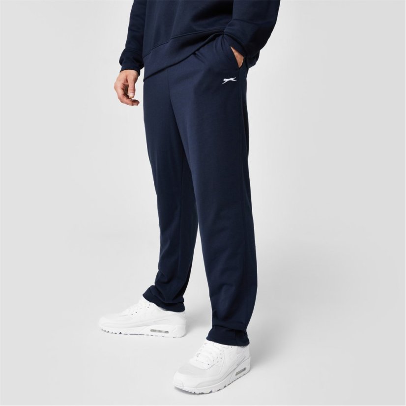 Slazenger Jersey Jogging Bottoms Mens Navy