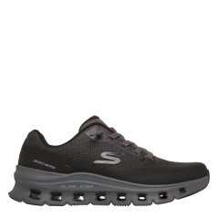 Skechers Men's Casual Low-Top Trainers Black/Charcoal