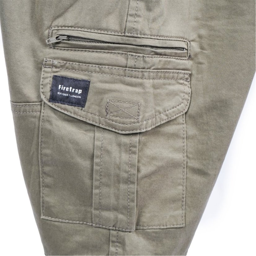 Firetrap Cargo Shorts Juniors Khaki