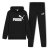 Puma Kids' ESS Logo Hooded Fleece Tracksuit Black/White