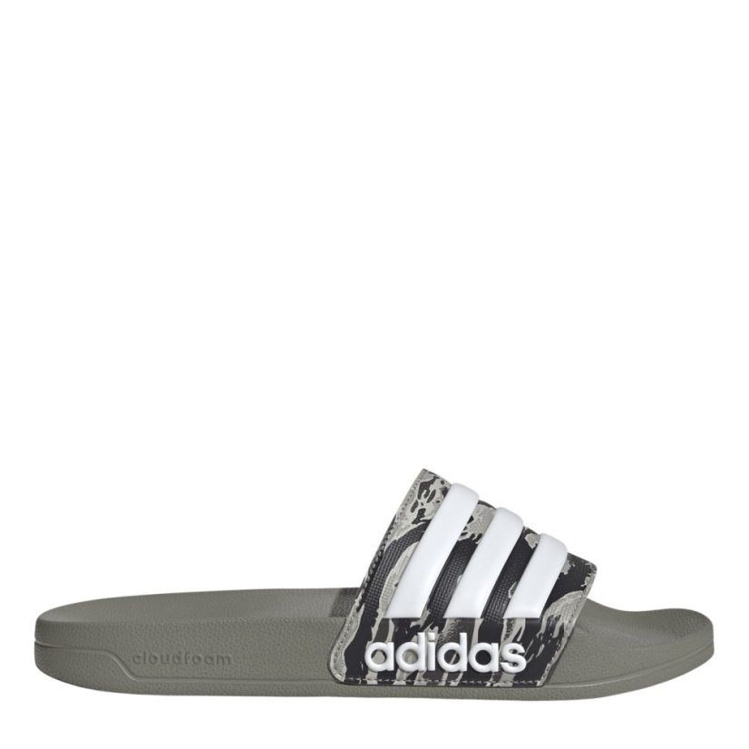 adidas Unisex Kids' Adilette Pool Sliders Silver/White