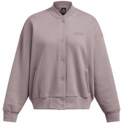 Under Armour Women's Lightweight Varsity Bomber Jacket Grey