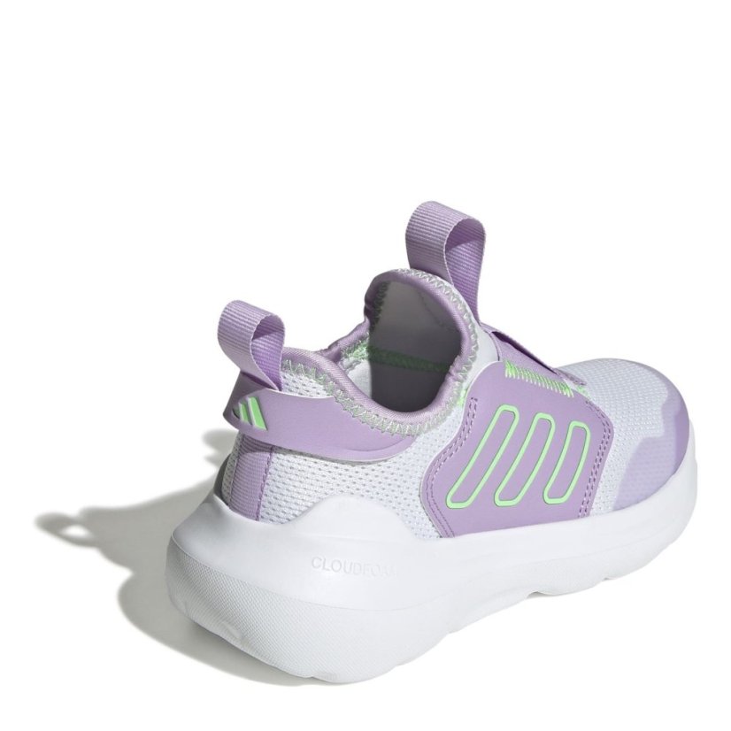 adidas Kids' Tensaur Comfort Low-Top Trainers Wte/Lme/Plum