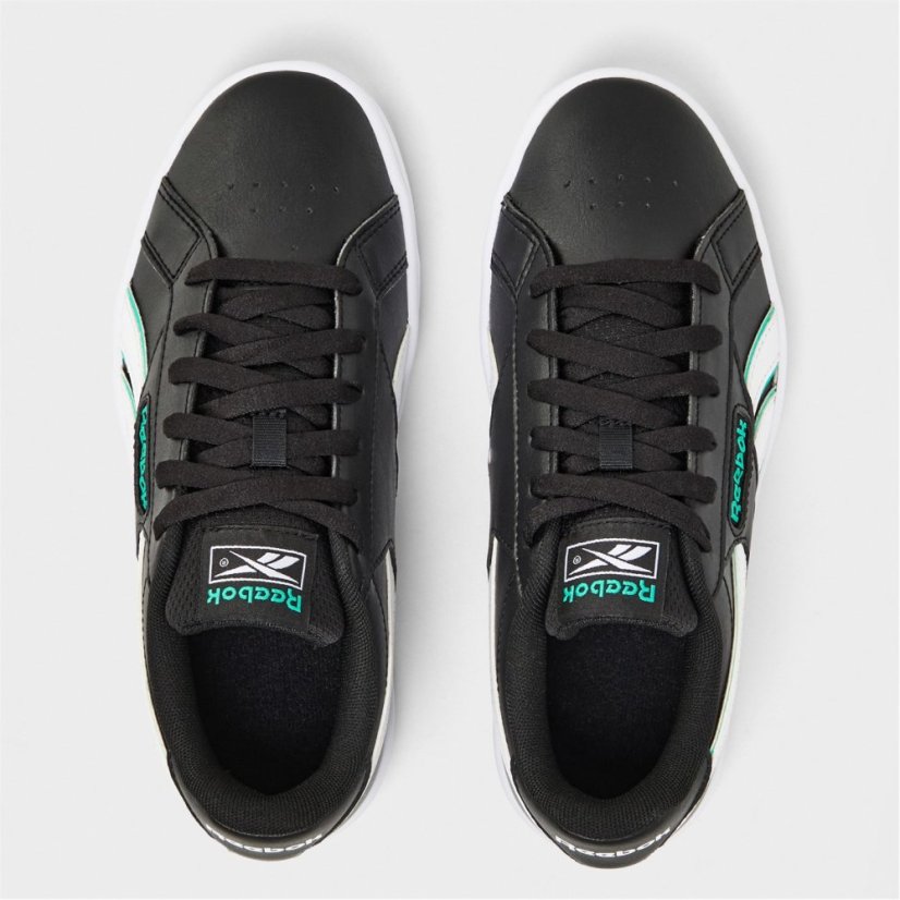 Reebok Unisex Kids' Court Retro Tennis Shoes Black/White/Unl