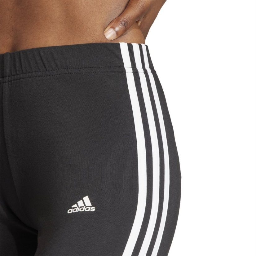 adidas Essentials 3 Stripe Biker Shorts Womens Black/White