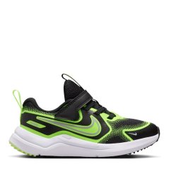 Nike Cosmic Runners Childrens DkGrey/Blk/Volt