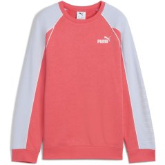 Puma Unisex Kids' Sport Crew Sweatshirt Peach