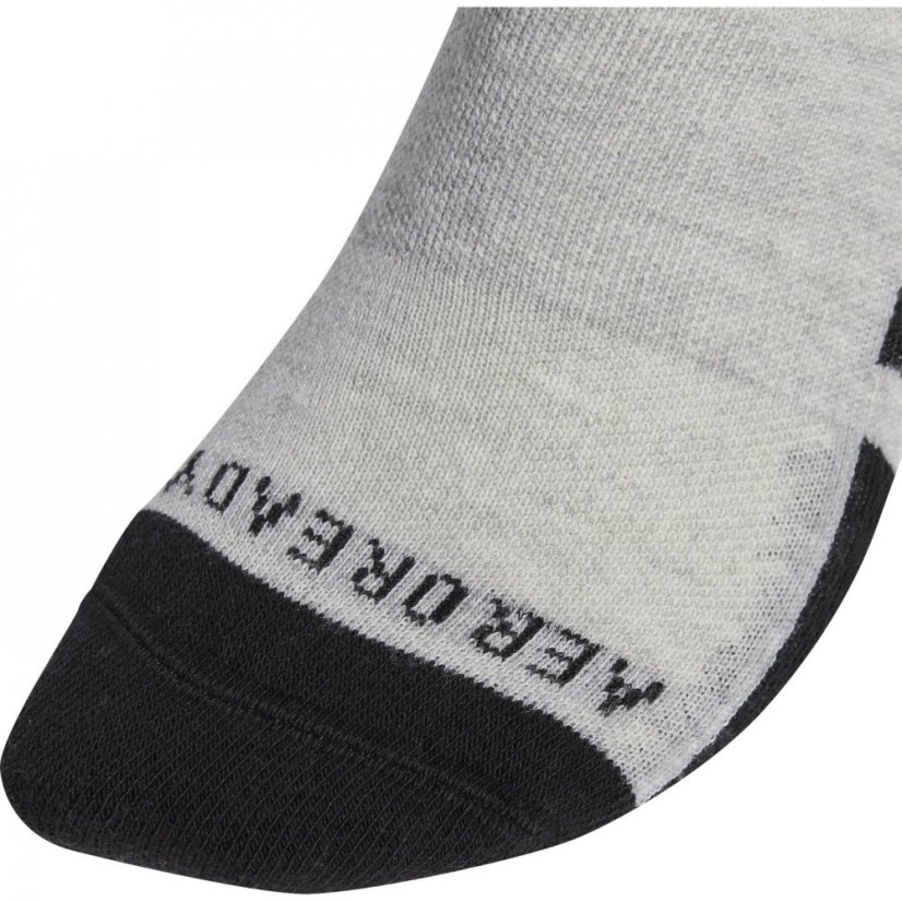 adidas Aeroready Crew 6 Pack Socks Junior Gry/White/Black