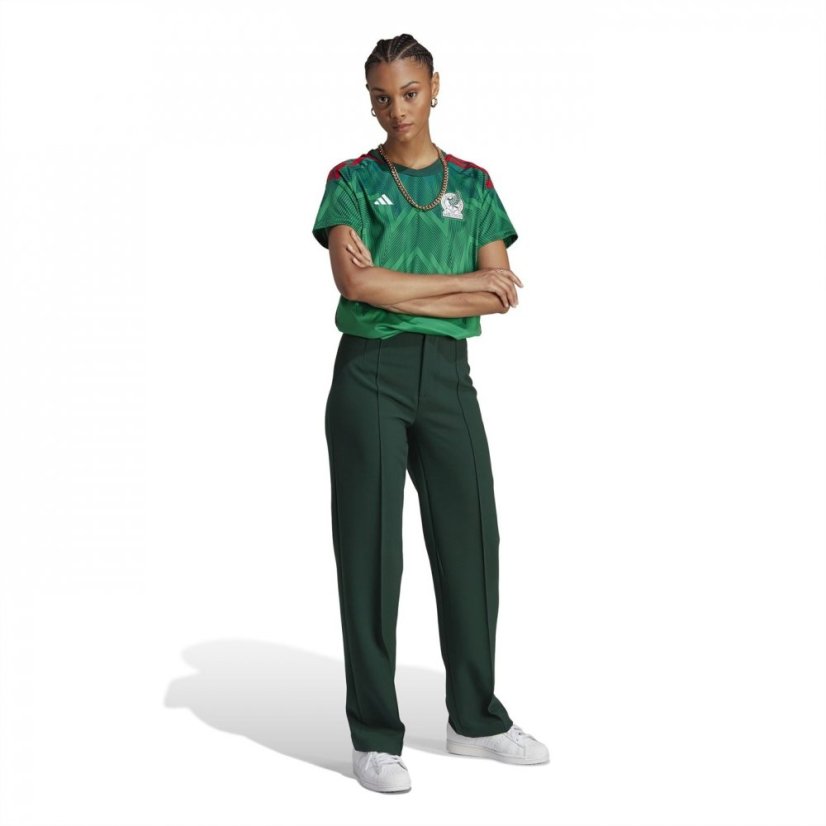 adidas Mexico Home Shirt 2022 Women's VivGrn/ColGrn