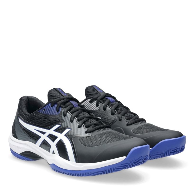 Asics Men's Game Tennis Shoes Black/White