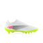 New Balance Furon V7+ Dispatch Junior Firm Ground Football Boots White/Green