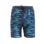 Ript Batik Tie Dye Print Swim Shorts Mens Blue/Green