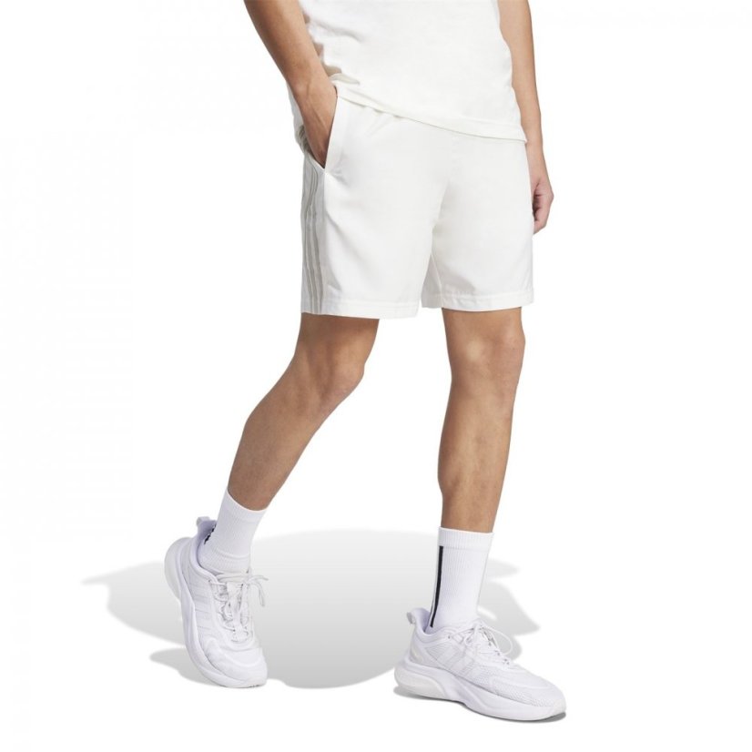 adidas 3-Stripes pánske šortky Off White - Veľkosť: 2XL