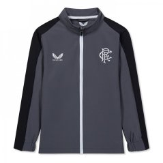 Castore Unisex Kids' Rangers Waterproof Licensed Rain Anorak Irongate