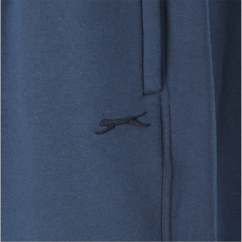 Slazenger Cuffed Fleece Jogging Bottoms Mens Steel Blue