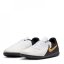 Nike Phantom GX 2 Club Juniors Astro Turf Football Boots. White/Blk/Gold