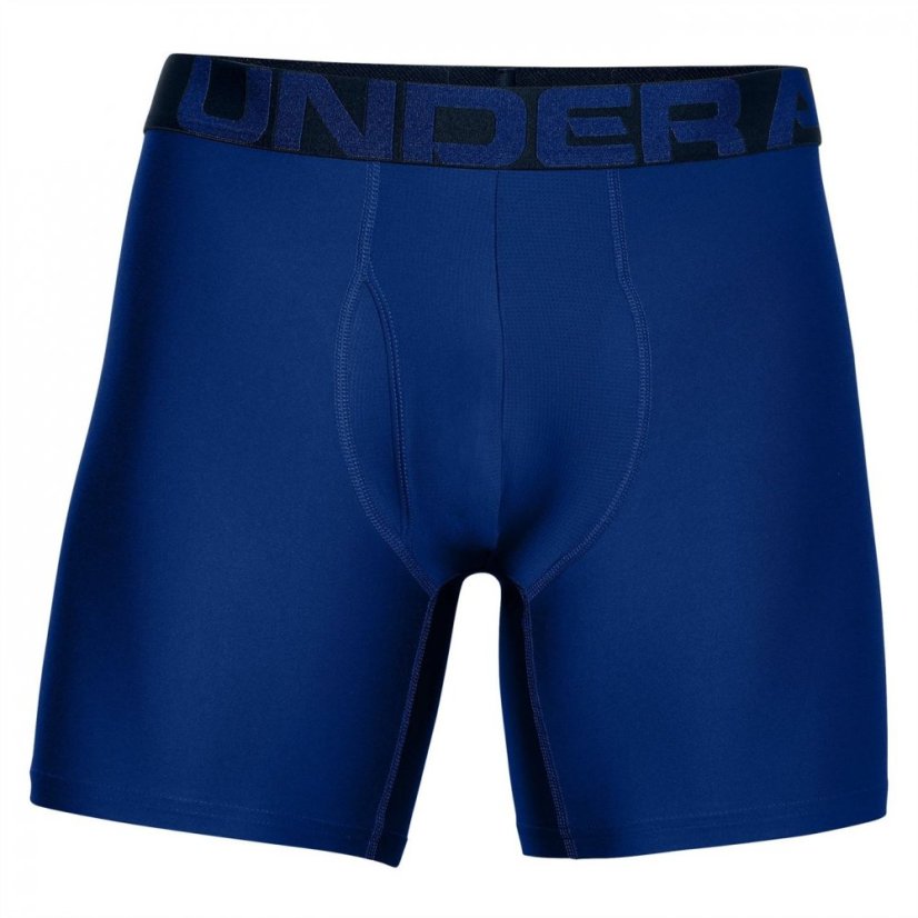Under Armour Under 2 Pack 6inch Tech Boxers Mens Royal/Academy