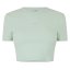 USA Pro Training SS Crop T-Shirts Womens Pistachio