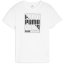 Puma Logo T-shirt Juniors White Graphic