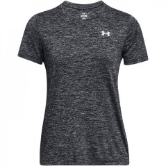 Under Armour Tech Twist Short Sleeve Womens Black Twist