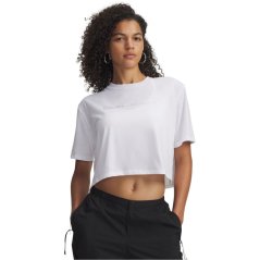Under Armour Womens Wordmark T-Shirt White/White
