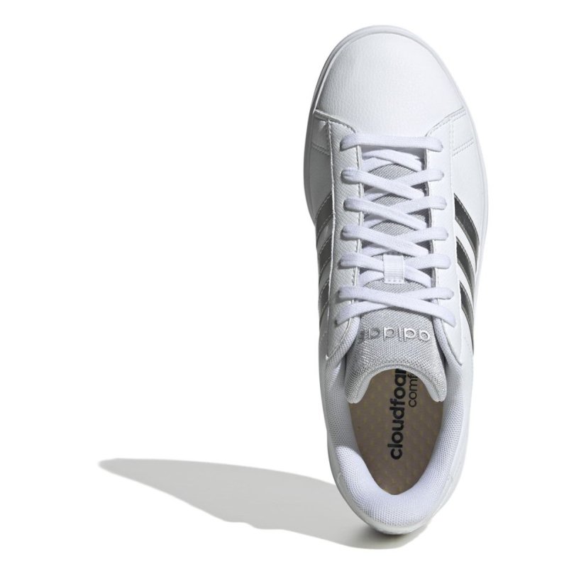 adidas Grand Court 2.0 Trainers Womens Ftwr White/Silv