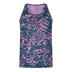 New Balance Hooded Borough Baffle Quilted Jacket Running Vest Womens Pink Heat